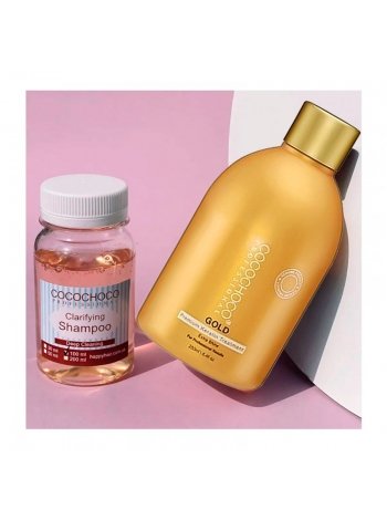 Набір Cocochoco Gold для кератинового випрямлення, 100 г (розлив)/250 мл (заводська)