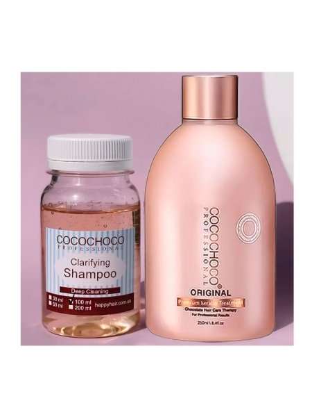 Набор Cocochoco Original для кератинового выпрямления, 100 г (разлив) / 250 мл (заводская)