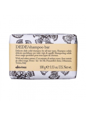 Твердый шампунь Davines Dede Shampoo Bar для деликатного очищения волос