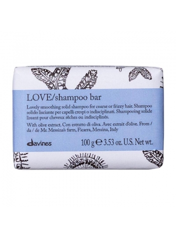 Твердый разглаживающий шампунь Davines Love Shampoo Bar (100 г)