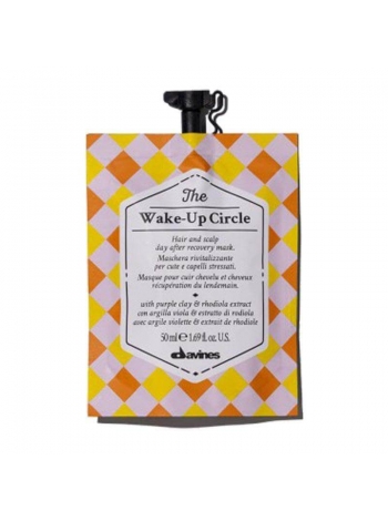 Антистресова зволожуюча маска для захисту волосся Davines Wake-Up Circle Hair Mask (50 мл)