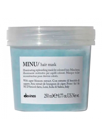 Відновлююча маска Davines Minu Hair Mask для фарбованого волосся (250 мл)