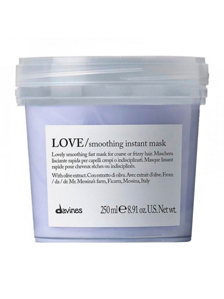 Мгновенно разглаживающая маска для волос Davines Love Smoothing Instant Mask, 250 мл