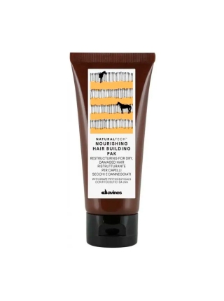 Питательная восстанавливающая маска Davines Nourishing Hair building pak для сухих и поврежденных волос, 60 мл