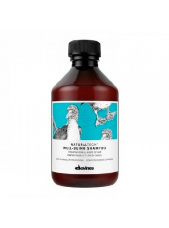 Увлажняющий шампунь Davines Natural Tech Well-Being Shampoo, 250 мл