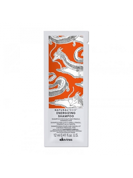 Енергетичний шампунь Davines Natural Tech Energizing Shampoo, 12 мл (саше)