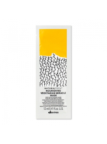 Питательная маска для волос Davines Natural Tech Nourishing Vegetarian Miracle Mask,12 мл (саше)