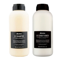 Набор Davines OI DUO шампунь и кондиционер для абсолютной красоты и смягчения волос, 2х1000 мл