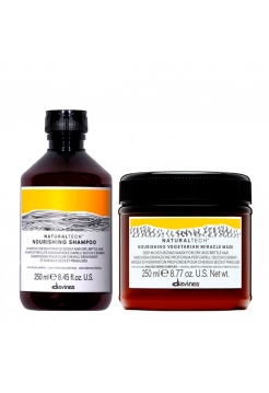 Набор Davines Nourishing DUO шампунь и питательная маска для сухих и поврежденных волос, 2х250 мл