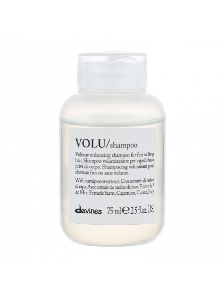 Шампунь для объёма волос Davines Volu shampoo, 75 мл