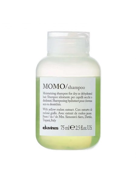 Увлажняющий шампунь Davines Momo Moisturizing Shampoo для сухих волос, 75 мл