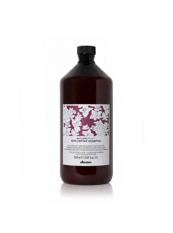 Увлажняющий шампунь Davines Naturaltech Replumping Shampoo для уплотнения волос, 1000 мл