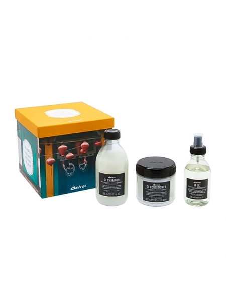 Подарочный набор Davines Oi Kit для абсолютной красоты волос, 280/250/135 мл