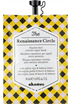 Мaска Davines The Renaissance Circle Mаsk для відновлення крихкого і сильно пошкодженого волосся (50 мл)