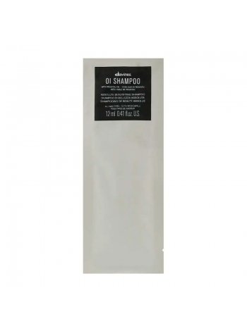 Шампунь для абсолютной красоты волос Davines Oi Absolute Beautifying Shampoo With Roucou Oil, 12 мл (саше)