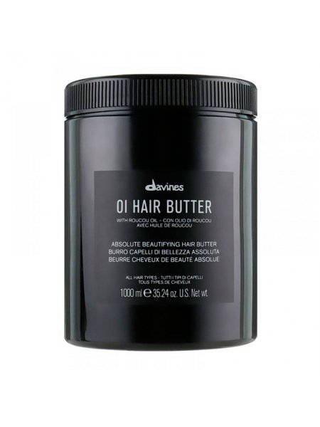 Питательное масло для абсолютной красоты волос Davines Oi Hair Butter, 1000 мл