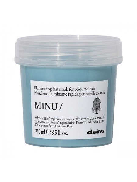 Восстанавливающая маска Davines Minu Hair Mask для окрашенных волос (250 мл)