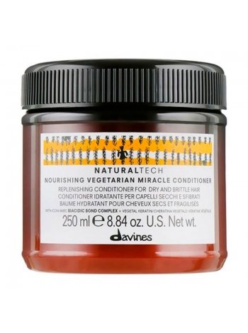 Кондиціонер для волосся Davines NT Nourishing Vegetarian Miracle Conditioner "Вегетаріанське диво", 250 мл Кондиціонер для волосся Davines NT Nourishing Vegetarian Miracle Conditioner "Вегетаріанське диво", 250 мл