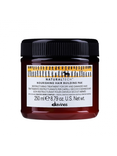 Живильна відновлююча маска Davines Nourishing Hair building pak для сухого та пошкодженого волосся, 250 мл