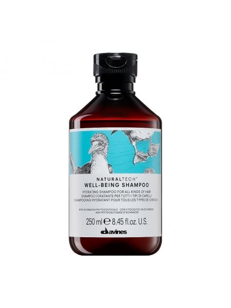 Увлажняющий шампунь Davines Natural Tech Well-Being Shampoo, 250 мл