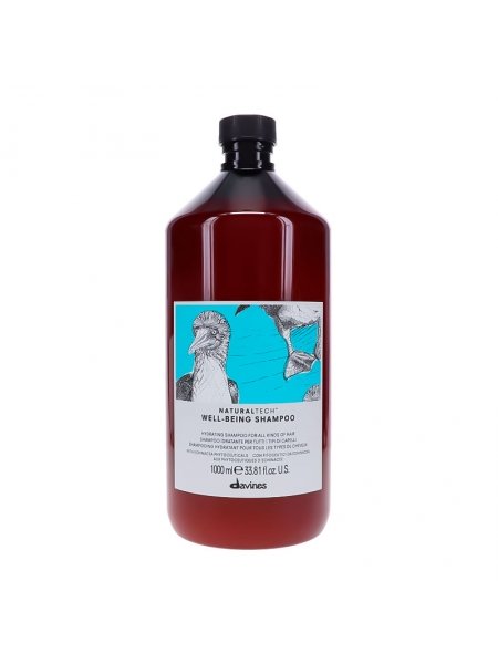 Увлажняющий шампунь Davines Natural Tech Well-Being Shampoo, 1000 мл