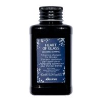 Шампунь Davines Heart Of Glass Silkening Shampoo для блонда, 90 мл