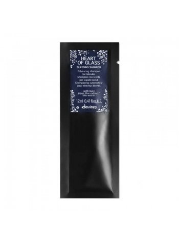 Шампунь Davines Heart Of Glass Silkening Shampoo для блонду, 12 мл (саше)
