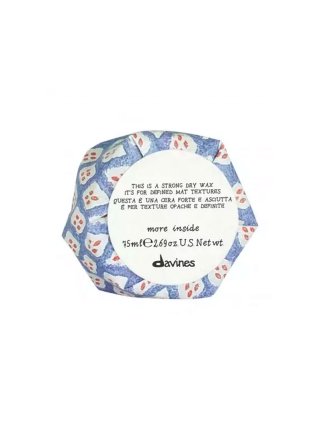 Cухий вiск Davines More Inside Strong Dry Wax для текстурних матових акцентів, 75 мл