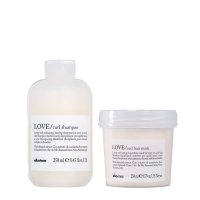 Набір Davines LOVE Curl шампунь і маска для кучерявого волосся, 2х250 мл