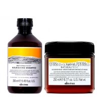 Набор Davines Nourishing DUO шампунь и питательная маска для сухих и поврежденных волос, 2х250 мл