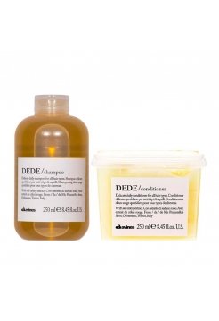 Набір Davines Essential Dede DUO шампунь та кондиціонер для делікатного очищення волосся, 2х250 мл