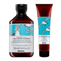 Набір Davines DUO Natural Tech Well-Being шампунь та кондиціонер для зволоження волосся, 250/150 мл