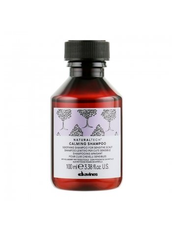 Успокаивающий шампунь Davines Calming shampoo для чувствительной или раздраженной кожи головы, 100 мл