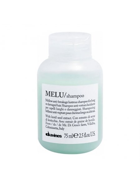 Шампунь для предотвращения ломкости волос Davines Anti-Breakage Melu Shampoo, 75 мл