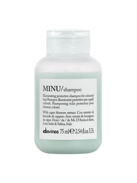 Шампунь Davines Minu Essential Haircare Shampoo для фарбованого волосся, 75 мл