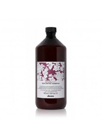 Зволожуючий шампунь Davines Naturaltech Replumping Shampoo для ущільнення волосся, 1000 мл