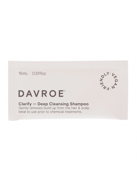 Шампунь Davroe Clarify Deep Cleansing Shampoo для глубокой очистки волос, пробник 15 мл