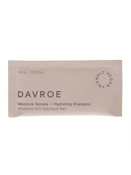 Зволожуючий шампунь Davroe Moisture Senses Hydrating Shampoo для сухого та жорсткого волосся, пробник 15 мл
