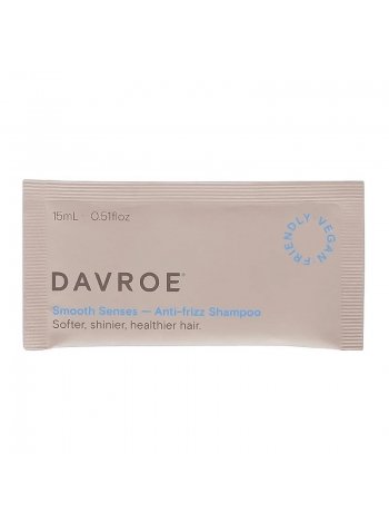 Разглаживающий шампунь Davroe Smooth Senses Anti-Frizz Shampoo для пористых и сухих волос, пробник 15 мл