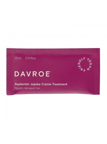Відновлюючий крем Davroe Replenish Jojoba Crème treatment для сухого і пошкодженого волосся, пробник 15 мл