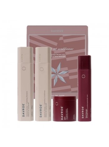 Подарунковий набір Davroe Moisture Senses Christmas Quad Pack для зволоження волосся, 325/325/200/300 мл