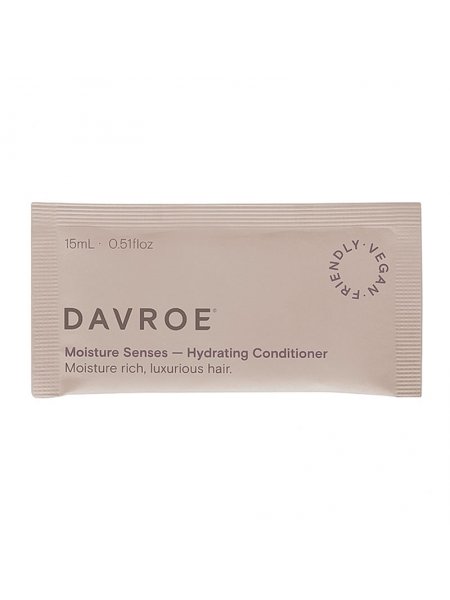 Зволожуючий кондиціонер Davroe Moisture Senses Hydrating Conditioner для сухого і жорсткого волосся, пробник саше 15 мл