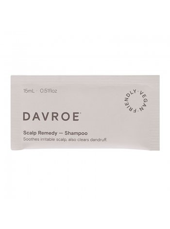 Заспокійливий шампунь DAVROE Scalp Remedy Shampoo для догляду за шкірою голови, пробник саше 15 мл
