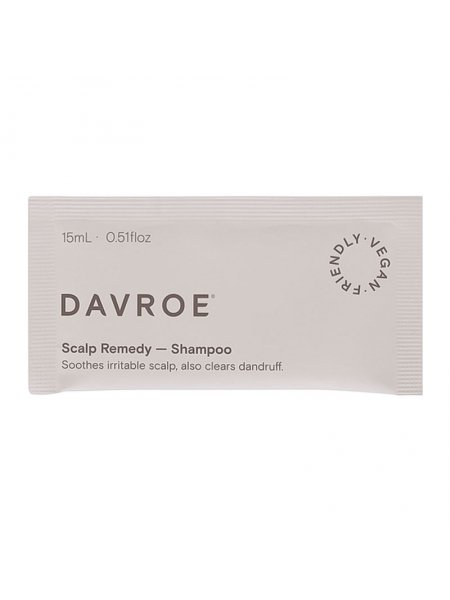 Заспокійливий шампунь DAVROE Scalp Remedy Shampoo для догляду за шкірою голови, пробник саше 15 мл