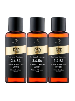 Лосьон DSD 3.4.5А De Luxe Science-7 DeLuxe Lotion проти випадіння волосся та алопеції упаковка 3х35 мл