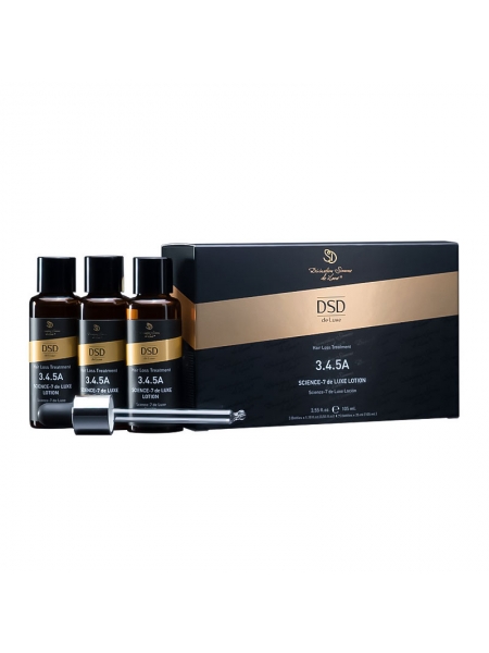 Лосьон DSD 3.4.5А De Luxe Science-7 DeLuxe Lotion против выпадения волос и алопеции упаковка 3х35 мл