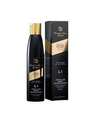 Восстанавливающий шампунь DSD 4.1 Dixidox de Luxe Keratin Treatment Shampoo против выпадения волос, 200 мл