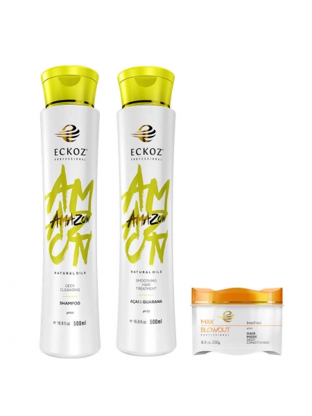 Набор кератина Max Blowout Amazon Acai & Guarana, 30/60/30 г (разлив)