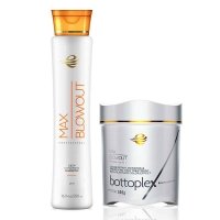 Набір ботоксу для волосся Max Blowout Bottoplex Platinum FX Eckoz, 2х500 мл (заводські)