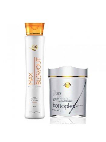 Набір ботоксу для волосся Max Blowout Bottoplex Platinum FX Eckoz, 2х500 мл (заводські)